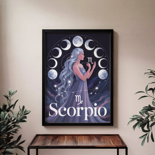 Scorpio Lunar Wall Art