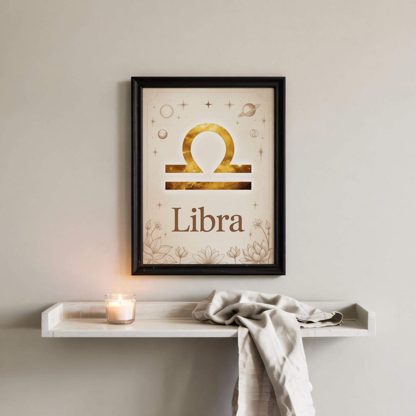 Libra High Contrast Wall Art