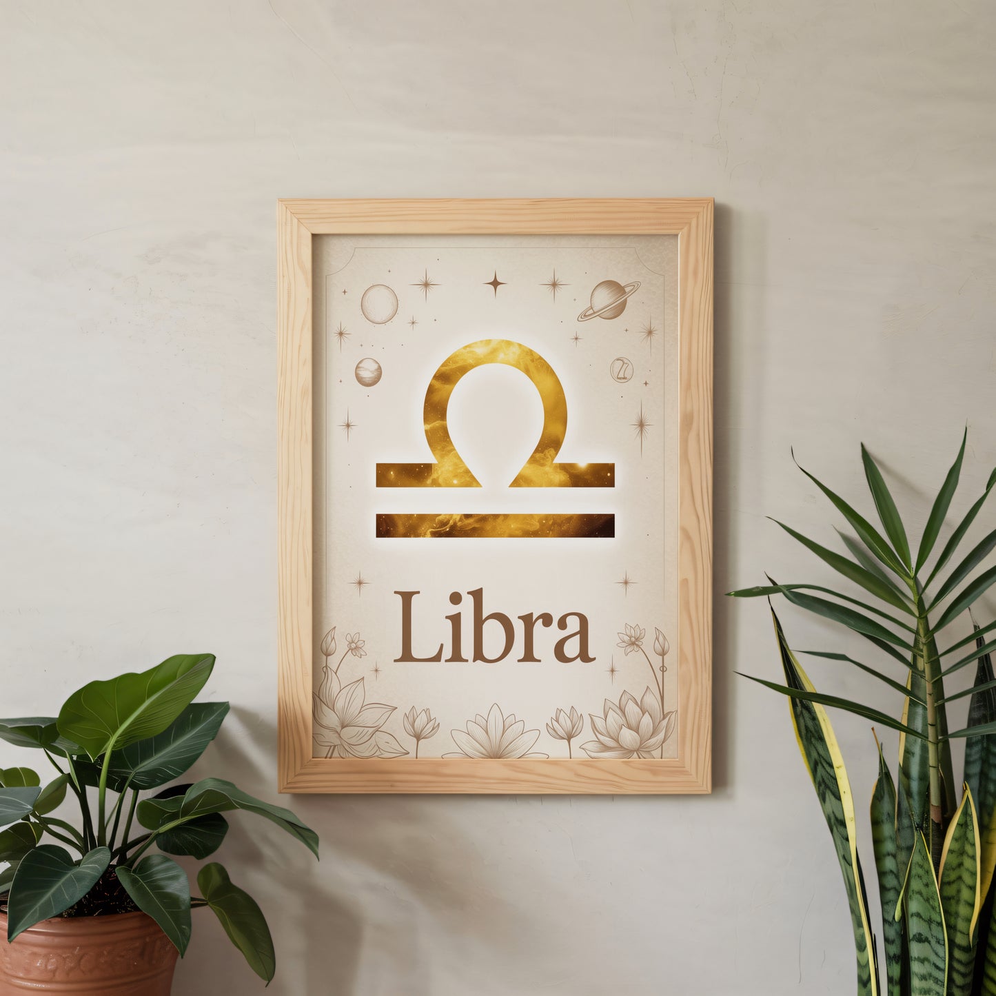 Libra High Contrast Wall Art
