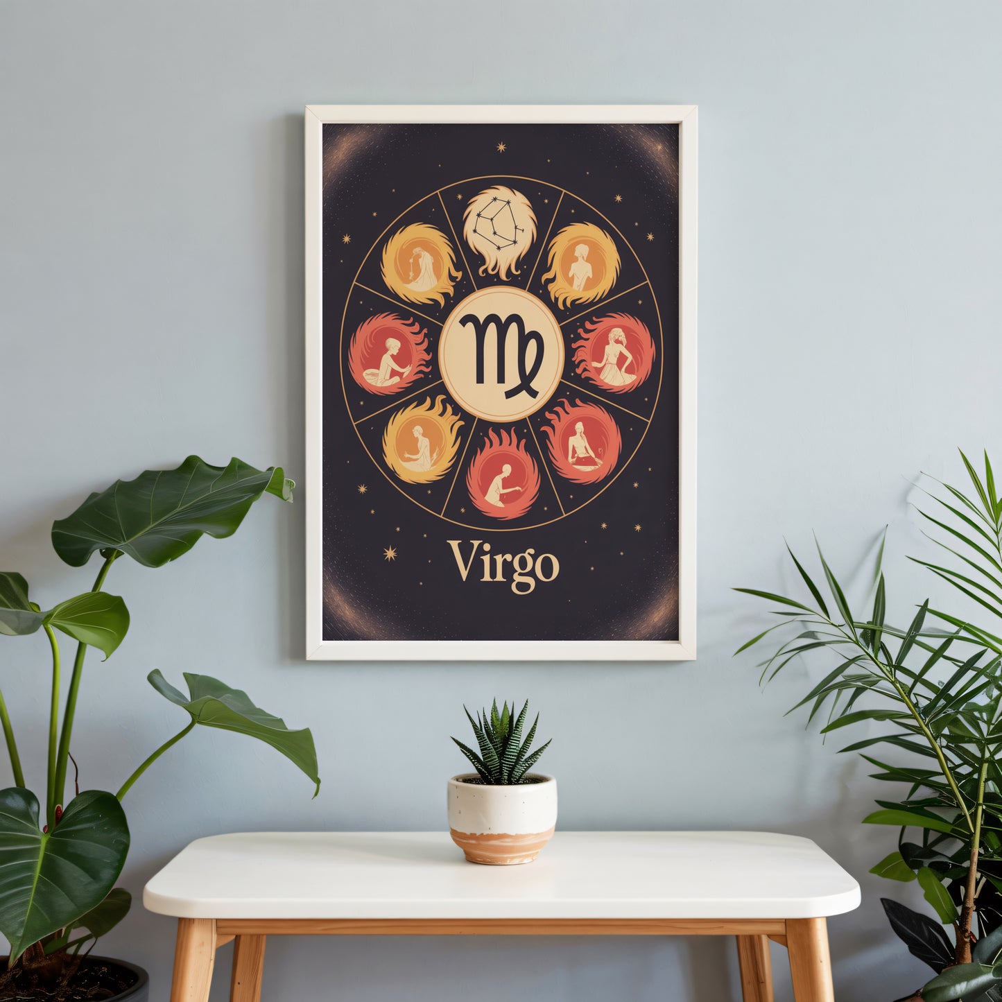 Virgo Colour Wall Art