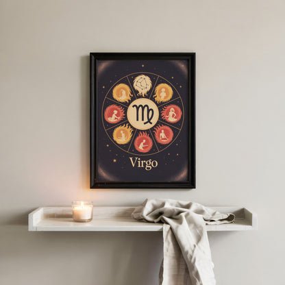 Virgo Colour Wall Art