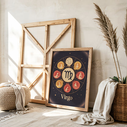 Virgo Colour Wall Art