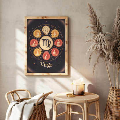 Virgo Colour Wall Art