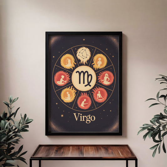 Virgo Colour Wall Art