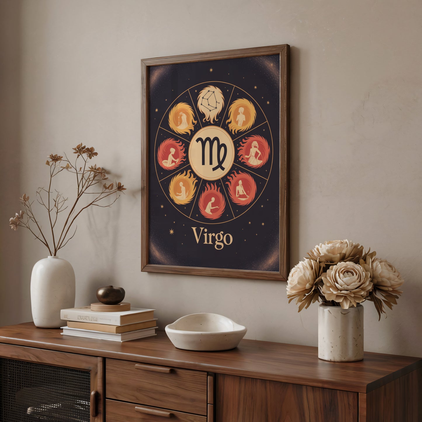 Virgo Colour Wall Art