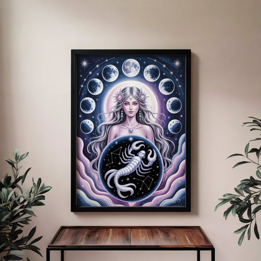 Scorpio Vivid Wall Art