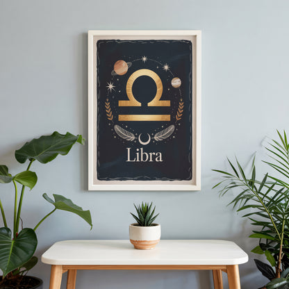 Libra Subtle Wall Art