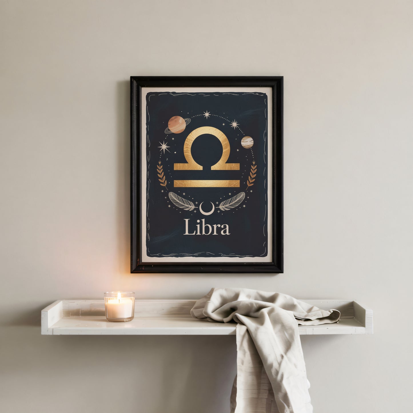 Libra Subtle Wall Art