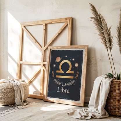 Libra Subtle Wall Art