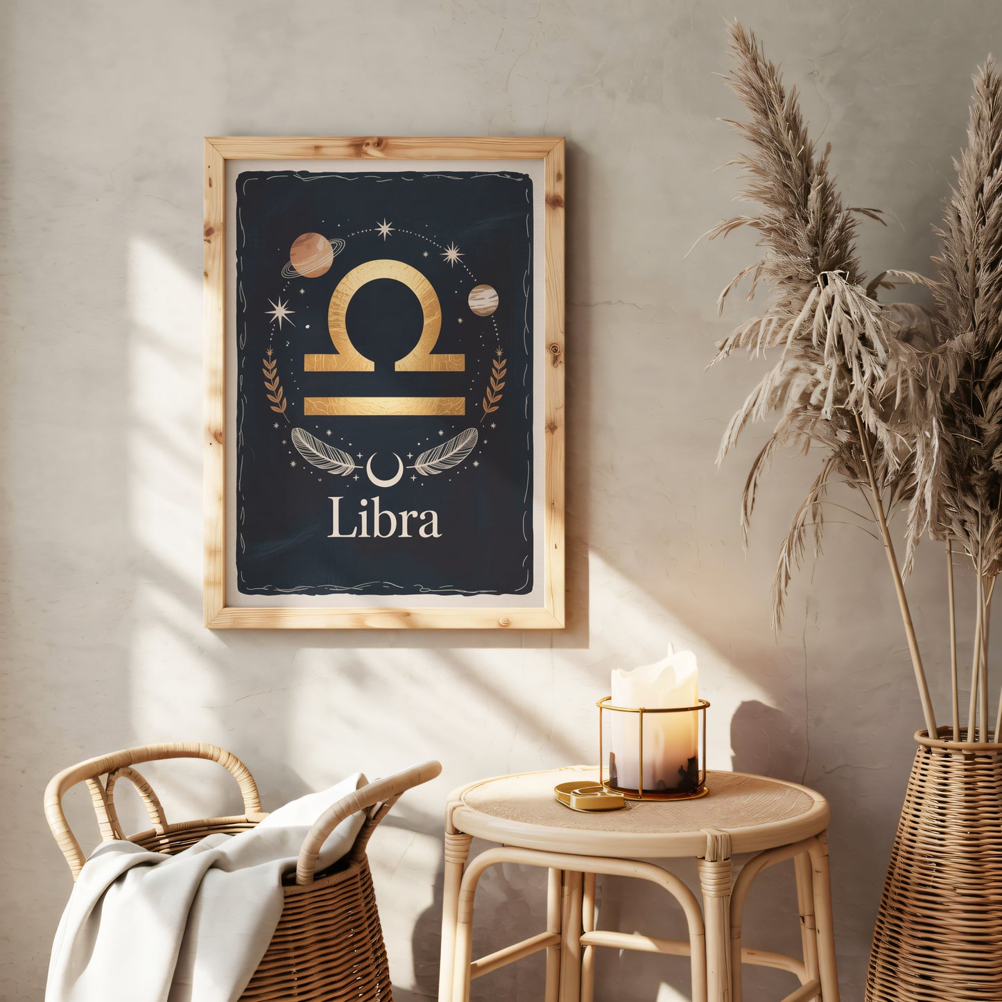 Libra Subtle Wall Art