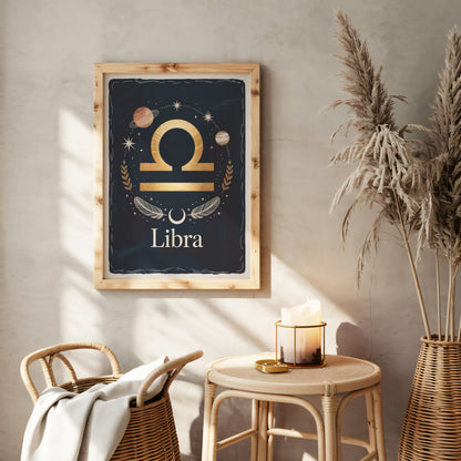 Libra Subtle Wall Art