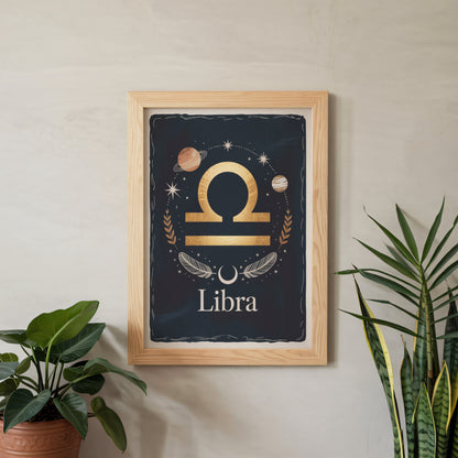 Libra Subtle Wall Art