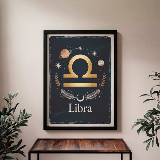 Libra Subtle Wall Art