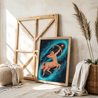 Sagittarius Vibrant Wall Art