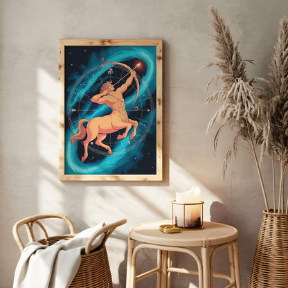 Sagittarius Vibrant Wall Art
