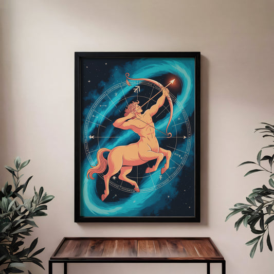 Sagittarius Vibrant Wall Art
