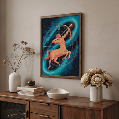 Sagittarius Vibrant Wall Art