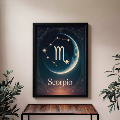 Scorpio Celestial Wall Art