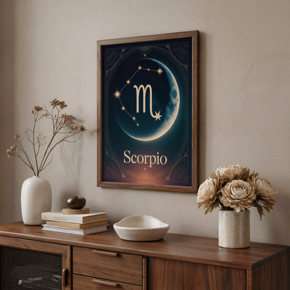 Scorpio Celestial Wall Art