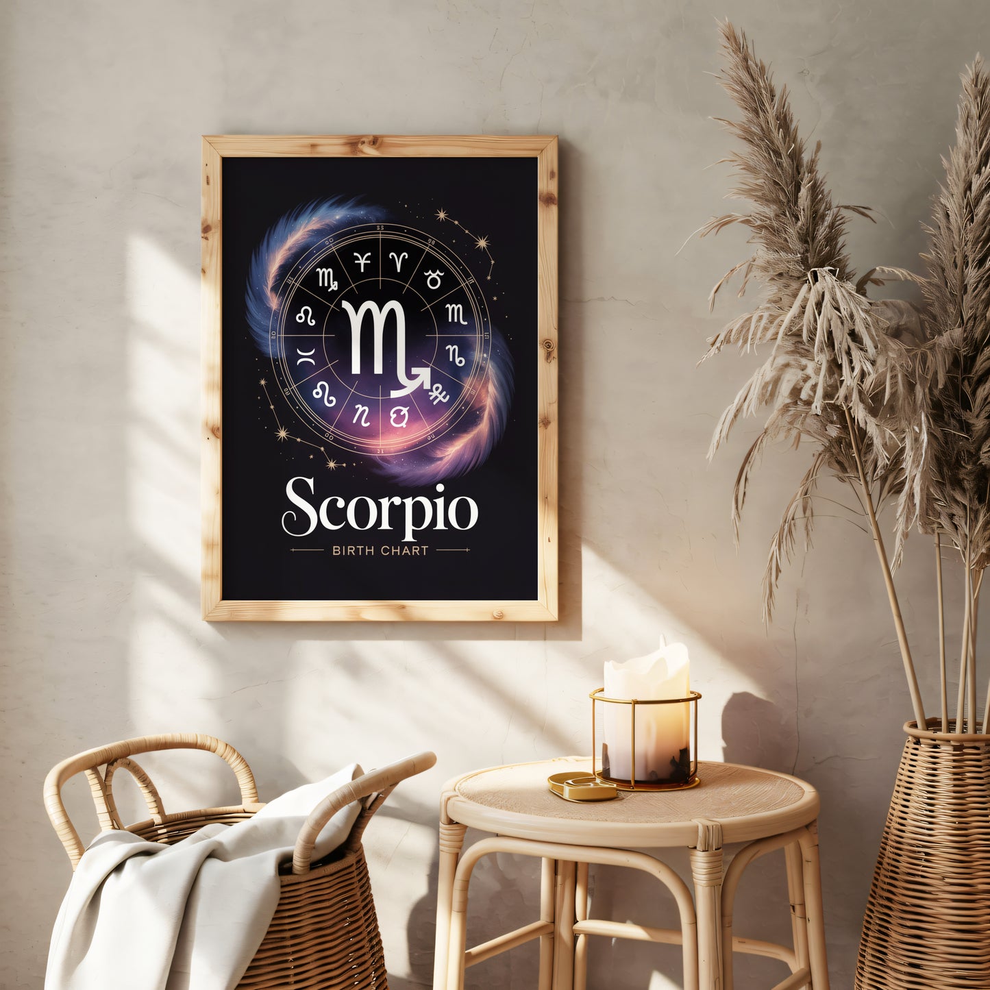 Scorpio Elegant Wall Art
