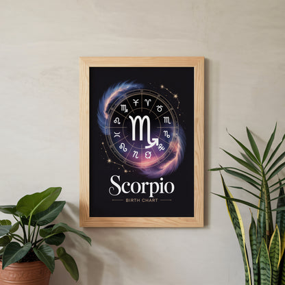 Scorpio Elegant Wall Art