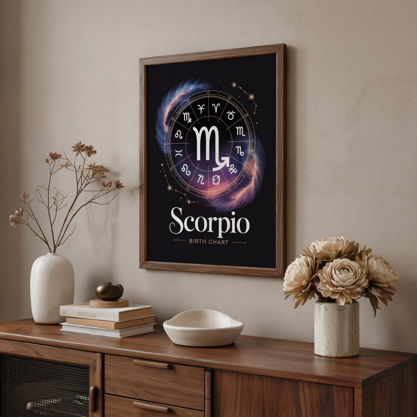 Scorpio Elegant Wall Art