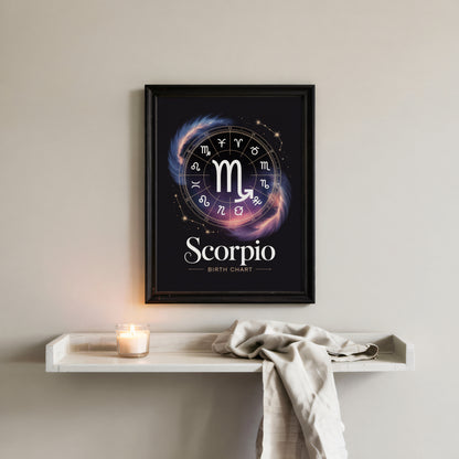 Scorpio Elegant Wall Art