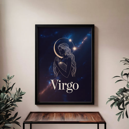 Virgo Detailed Wall Art