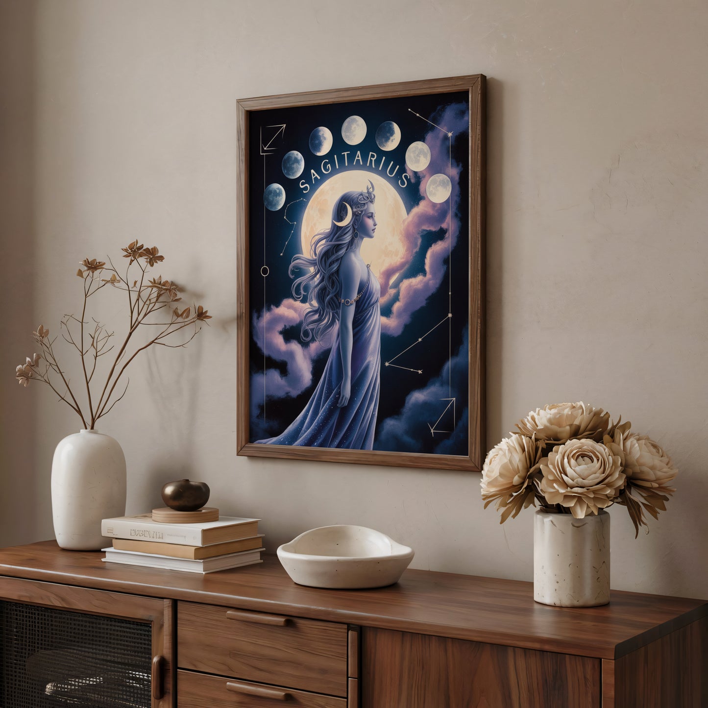 Sagittarius Lunar Wall Art