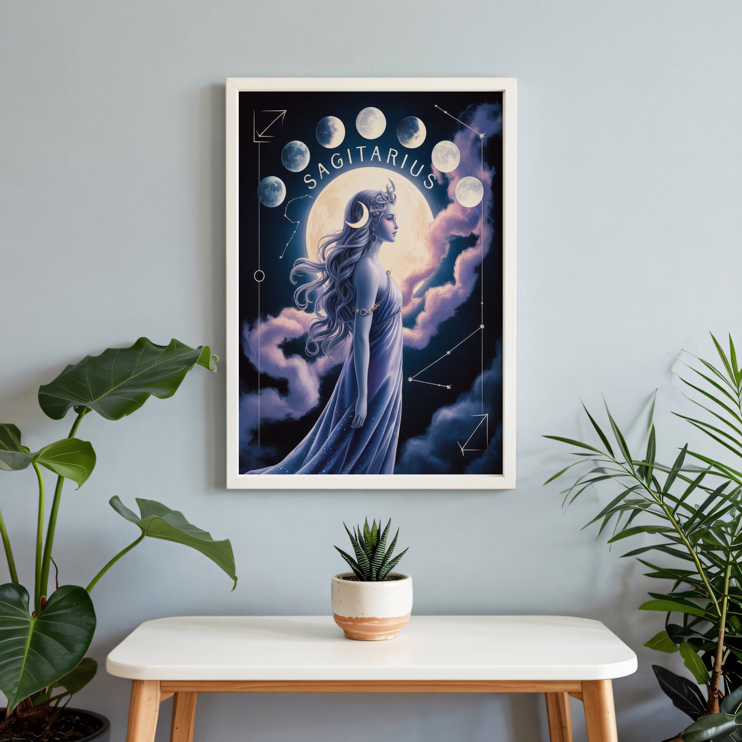 Sagittarius Lunar Wall Art