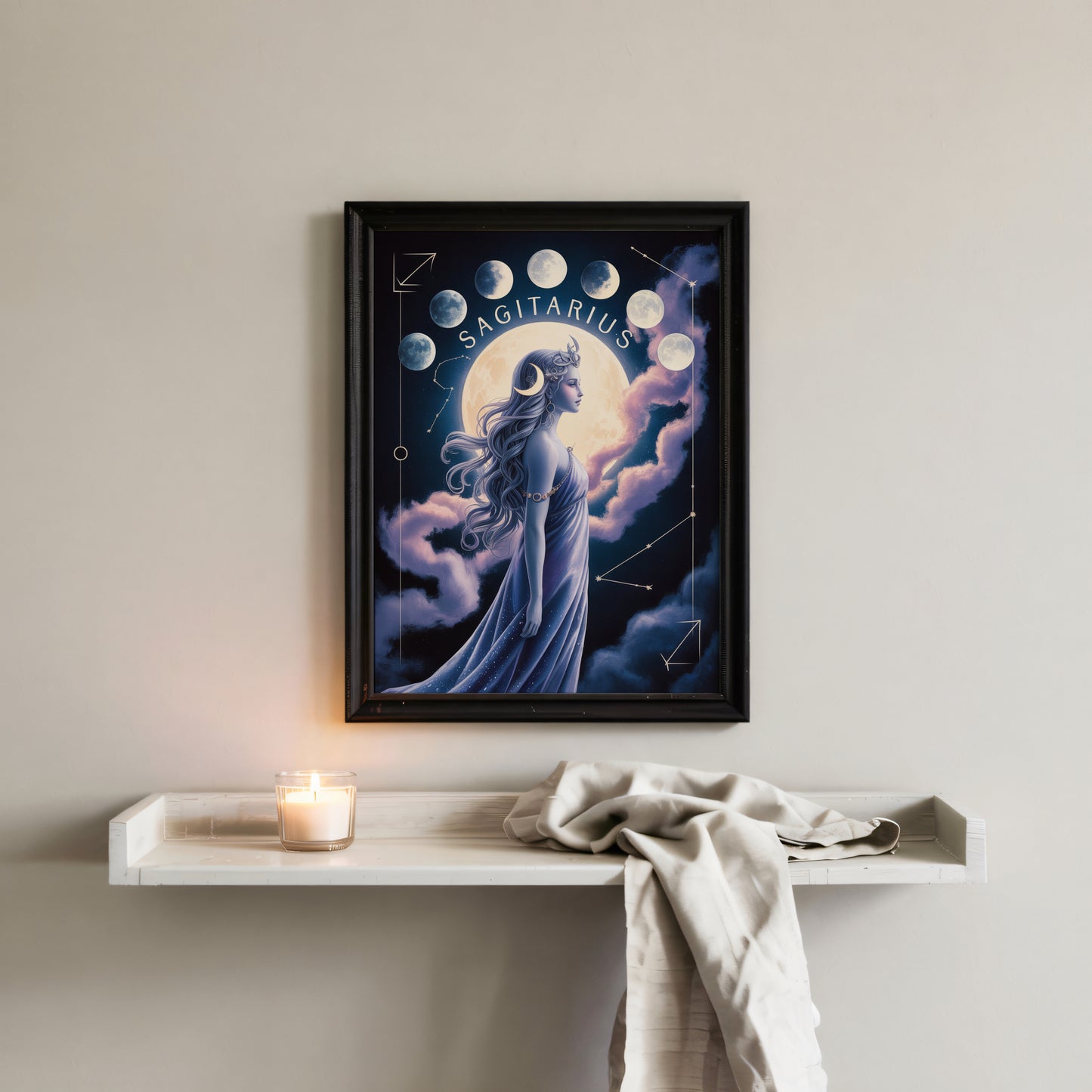 Sagittarius Lunar Wall Art