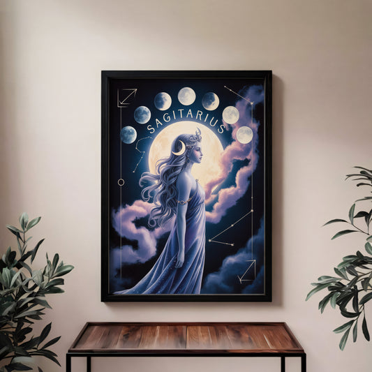 Sagittarius Lunar Wall Art