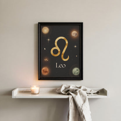 Leo High Contrast Wall Art
