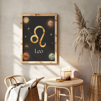 Leo High Contrast Wall Art