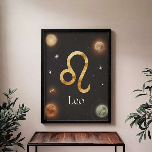 Leo High Contrast Wall Art