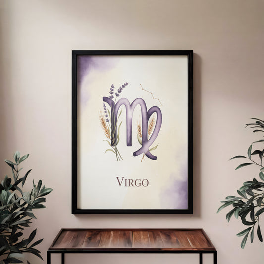 Virgo Delicate Wall Art