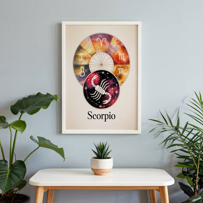 Scorpio Circular Wall Art