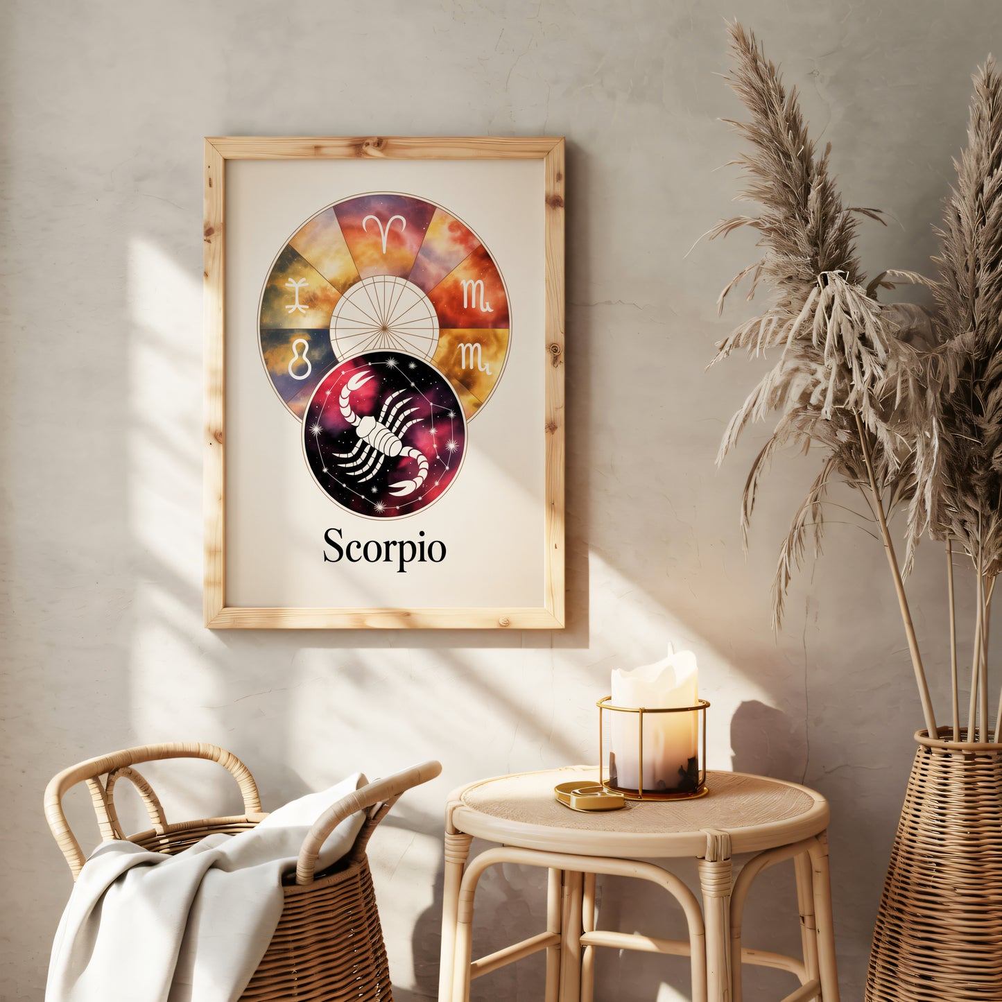 Scorpio Circular Wall Art