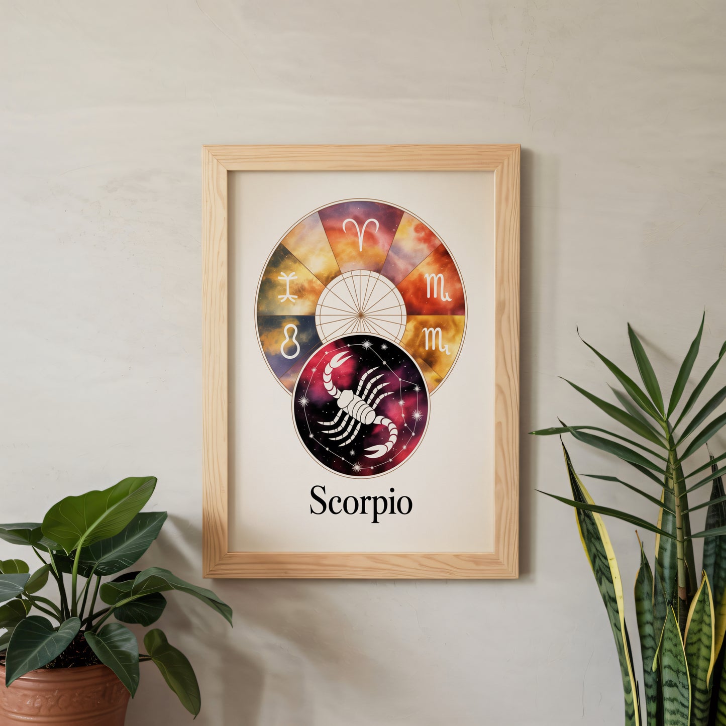 Scorpio Circular Wall Art