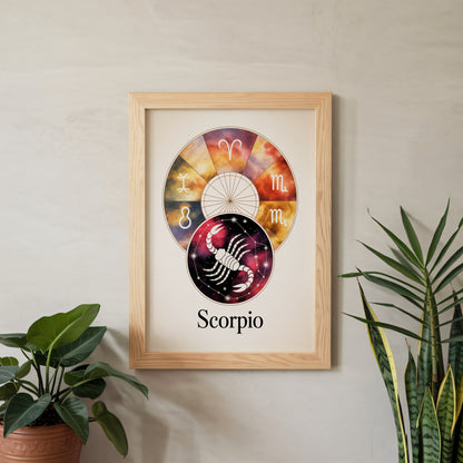 Scorpio Circular Wall Art