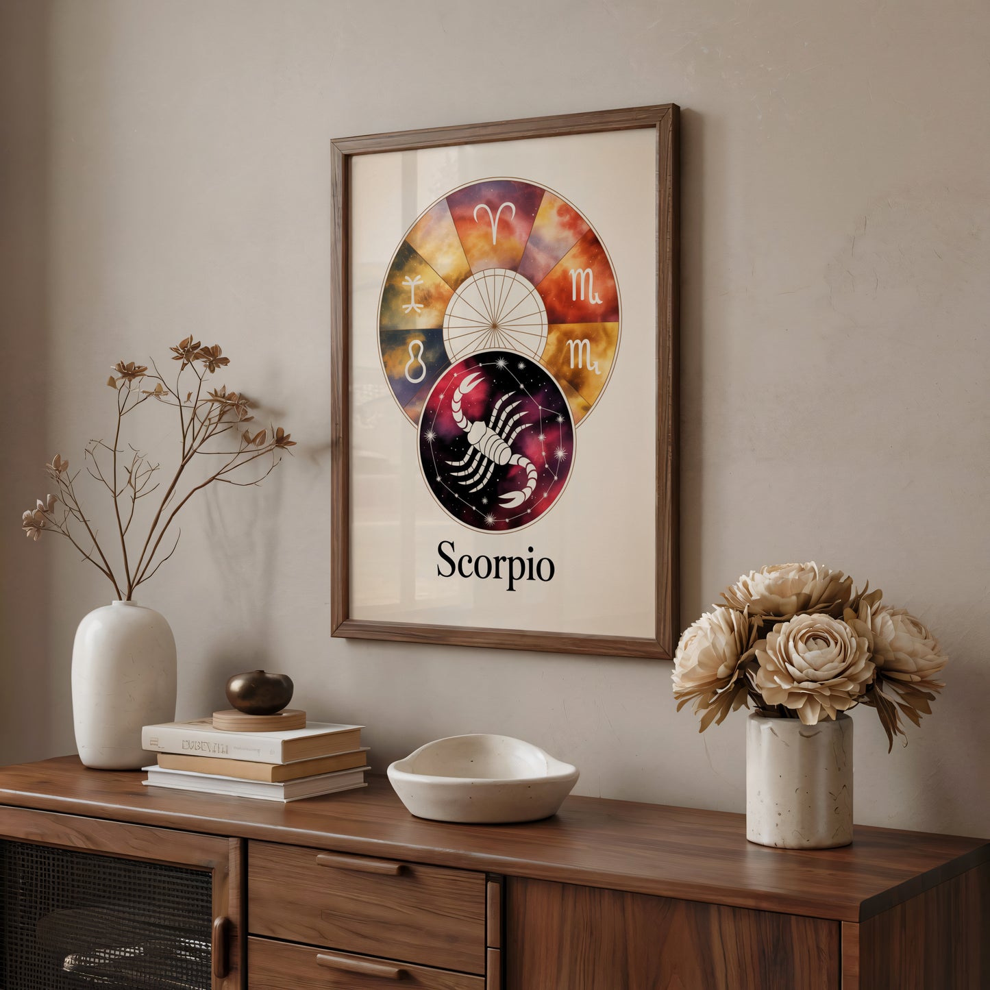 Scorpio Circular Wall Art