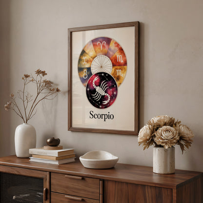 Scorpio Circular Wall Art