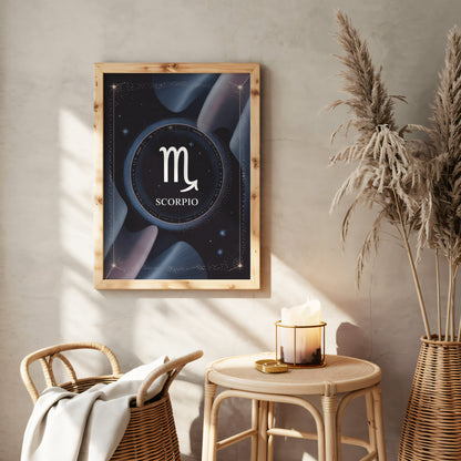 Scorpio Birth Wall Art