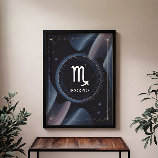 Scorpio Birth Wall Art