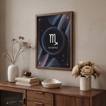Scorpio Birth Wall Art