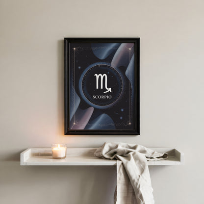 Scorpio Birth Wall Art