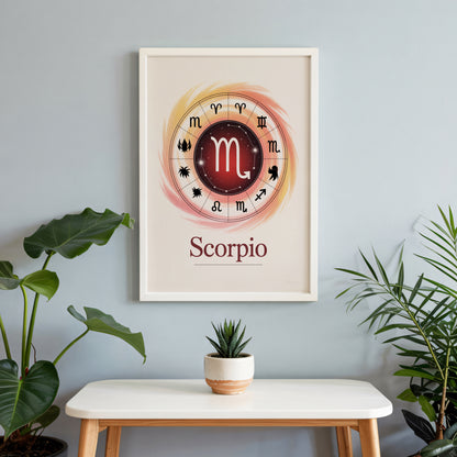 Scorpio Colour Wall Art