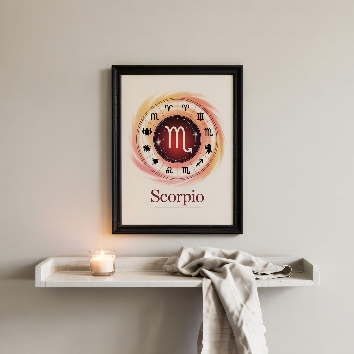 Scorpio Colour Wall Art