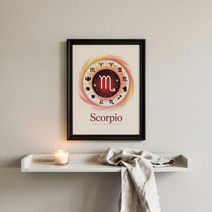 Scorpio Colour Wall Art