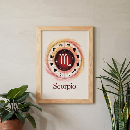 Scorpio Colour Wall Art